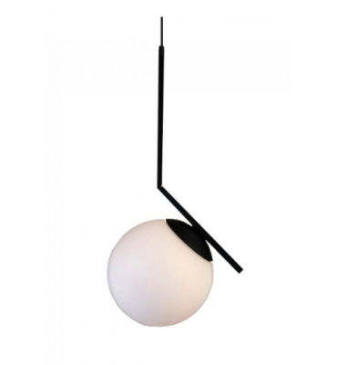 Pendente preto esfera