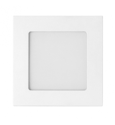 Painel LED embutir quadrado 6W 3000K 12,8x12,8cm - Stella