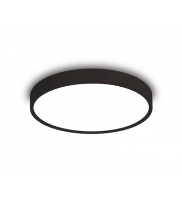 Plafon Ring 40x10,5cm preto