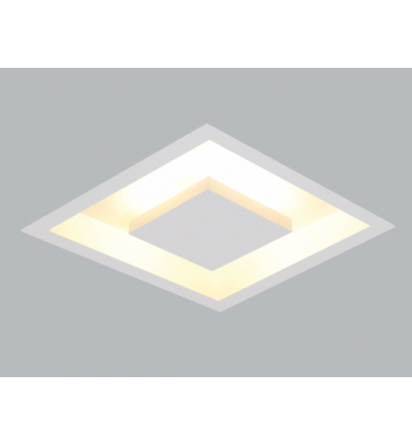 Embutido Home quadrado 46,7cm 4xE27