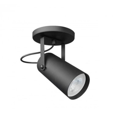 Spot PAR20 na canopla preto