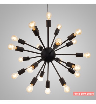 Pendente Sputinik 15 lâmpadas