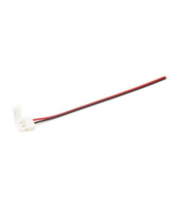 Conector click unilateral p/ fita LED 10mm