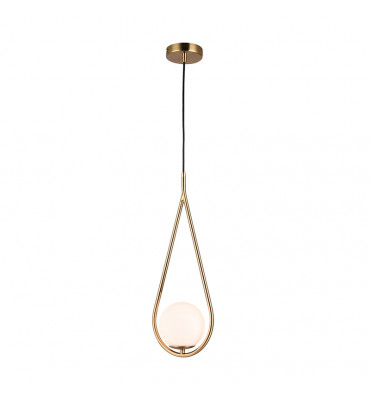 Pendente Pingo bronze e branco