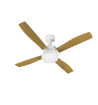 Ventilador de teto Vintage LED 4 pás BR