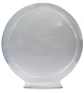 Esfera lisa transparente c/ colar 10x20