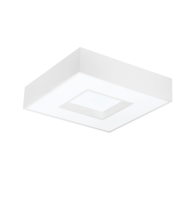 Plafon Cherry quadrado 45x45cm branco
