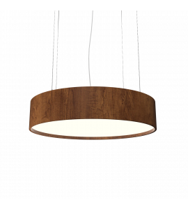 Pendente Clíndrico 70cm Imbuia