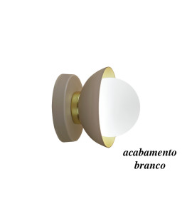 Arandela Bibelô branca