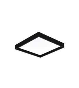 Plafon Deep LED sobrepor 28W 3000K preto