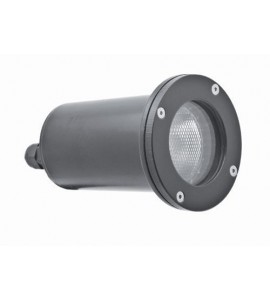 Embutido de solo PAR20 redondo preto