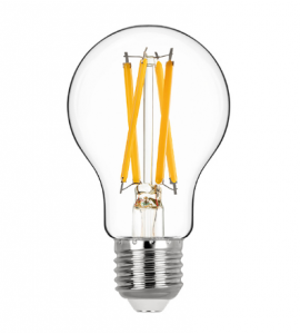 Lâmpada bulbo LED filamento 7W 2700K E27 Stella