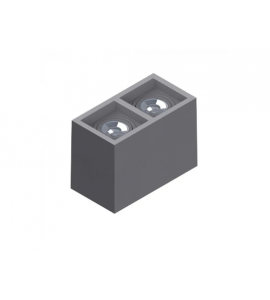 Plafon Boxit recuado duplo PAR20 CZ