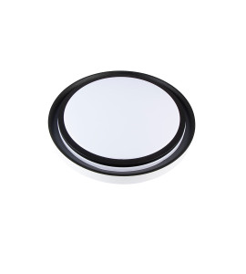 Plafon Zony LED 36W 3000K/4000K/65000K redondo 50cm preto com controle