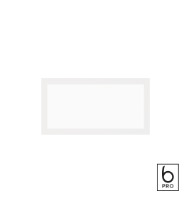 Painel LED embutir retangular 36W 3000K - Brilia