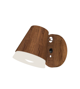 Arandela Cone Imbuia