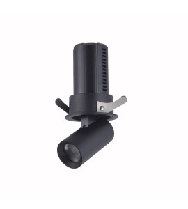 Spot Aiva LED de embutir 7W 2700K IRC97 preto