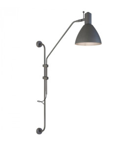 Arandela Roma braccio lato preto/branco/preto