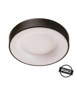 Plafon Dândi LED 32,8W 3000K Ø63x9cm branco