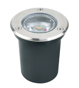 Embutido de solo Dresden LED 3W 3000K IP67 redondo aço inox