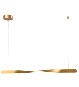Pendente Sonik LED 29W 3000K 100cm dourado