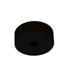 Canopla sobrepor 5cm preta