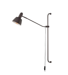 Arandela Frida regulável preto, preto e branco