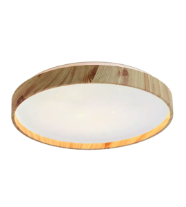Plafon redondo Space LED 24W 3000K madeira