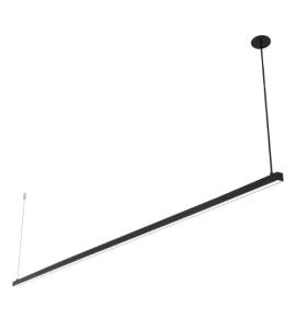 Pendente FIT15LED 26,4W 3000K 220V 151x1,7x2cm preto