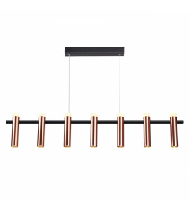 Pendente Tubi LED 7x7W 3000K CO/PT