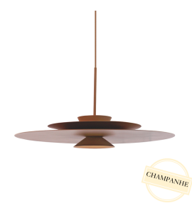 Pendente Tule 60cm champanhe