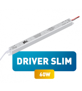 Driver Slim 60W 12V 5A Bivolt