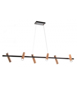 Pendente Preto Fosco 6xMinidicróica