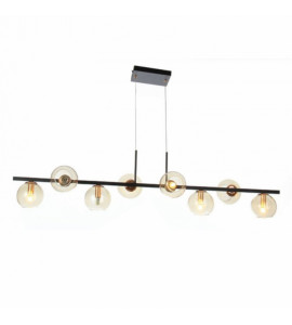 Pendente Champanhe com globo 8x G9