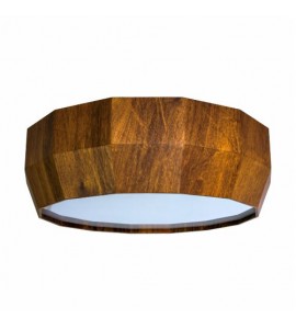 Plafon Cilíndrico Multifacetado Imbuia