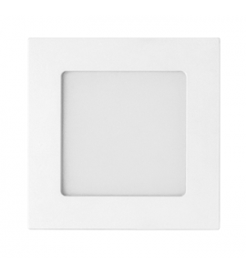 Painel LED embutir quadrado 6W 3000K 12,8x12,8cm - Stella