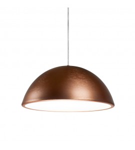 Pendente New Round 40x20,5cm cobre escovado