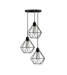 Pendente Triplo Diamante PT